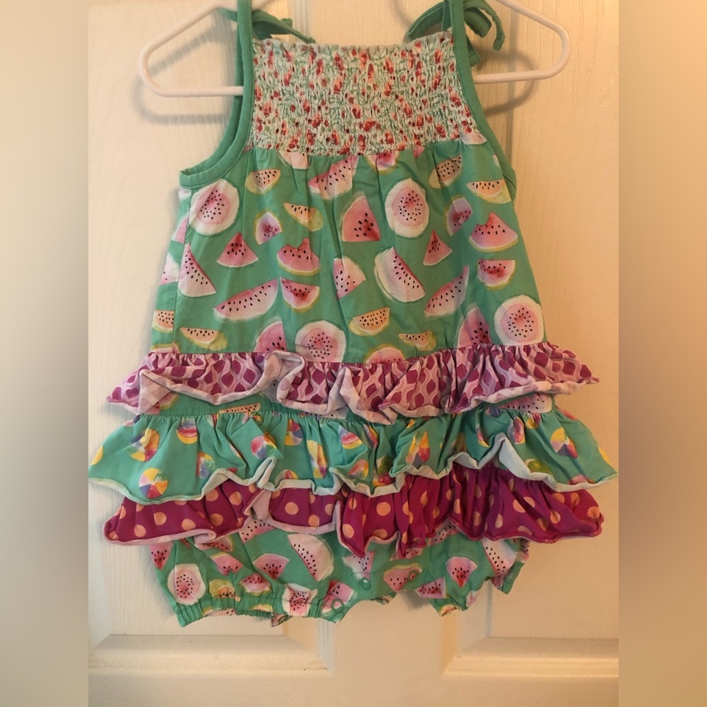 Matilda Jane size 18-24 month watermelon ruffle romper